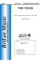 The Tiger Unison/Two-Part choral sheet music cover